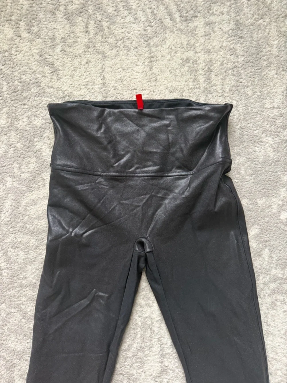 SPANXshape faux leather leggings- size Petite - M